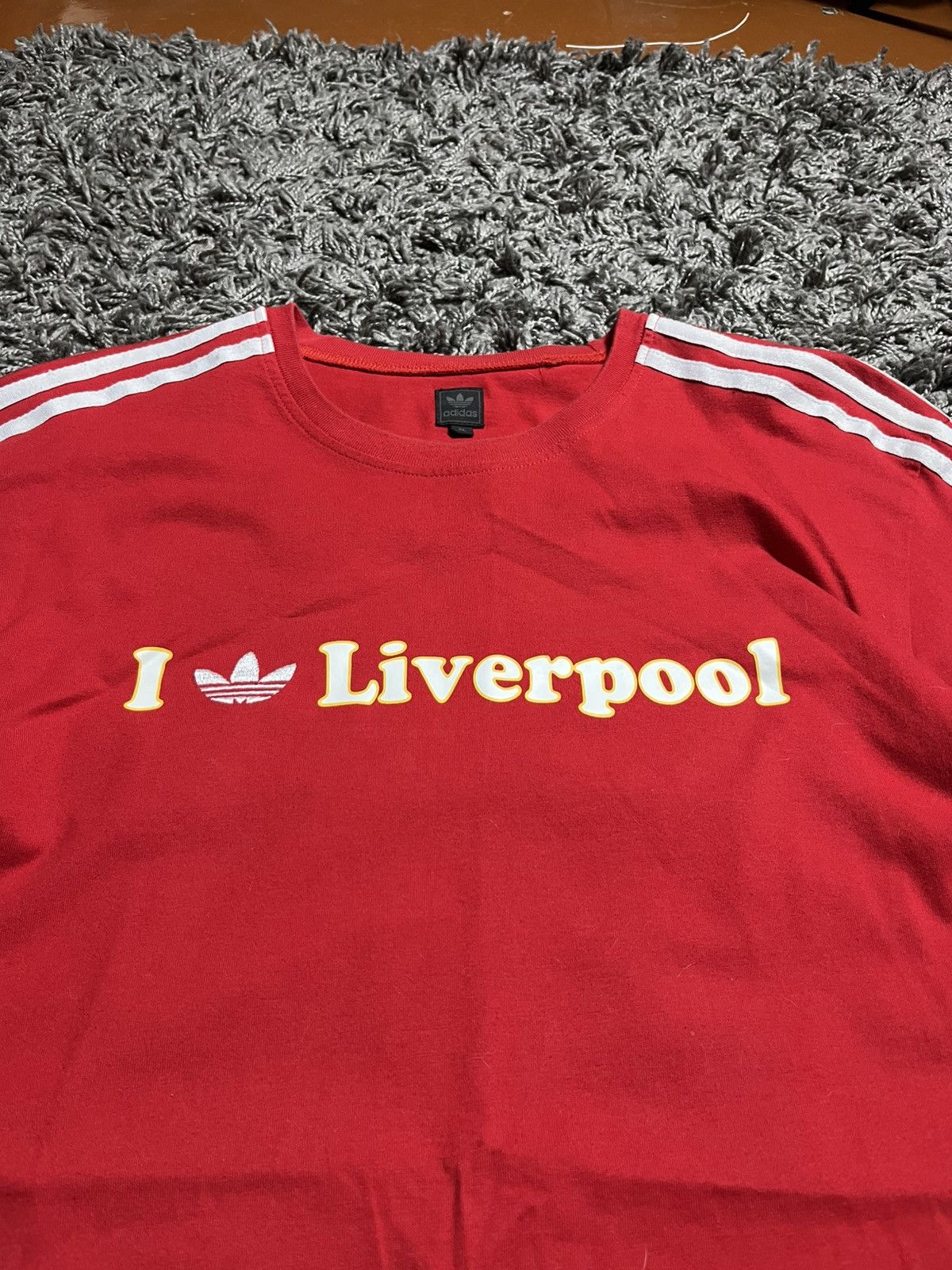 Adidas ADIDAS LIVERPOOL 2007 COTTON “ I LOVE LIVERPOOL” T-SHIRT Size US XL / EU 56 / 4 - 2 Thumbnail