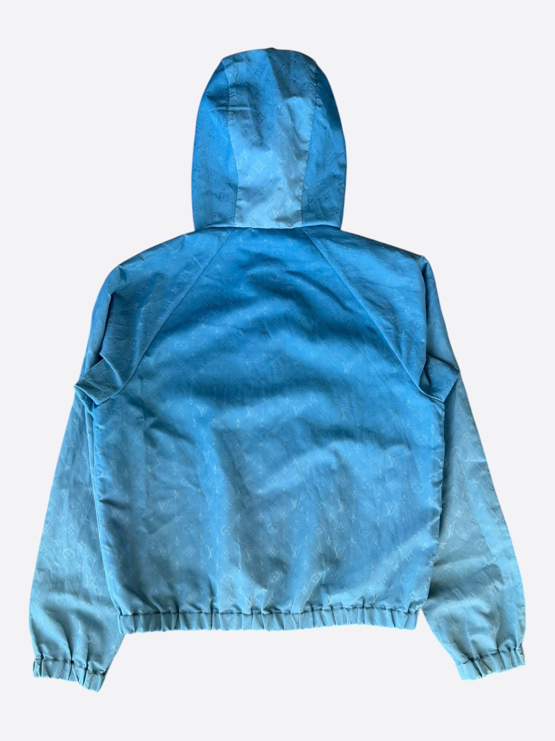 Louis Vuitton Louis Vuitton Blue Cloud Monogram Windbreaker Size US M / EU 48-50 / 2 - 2 Thumbnail