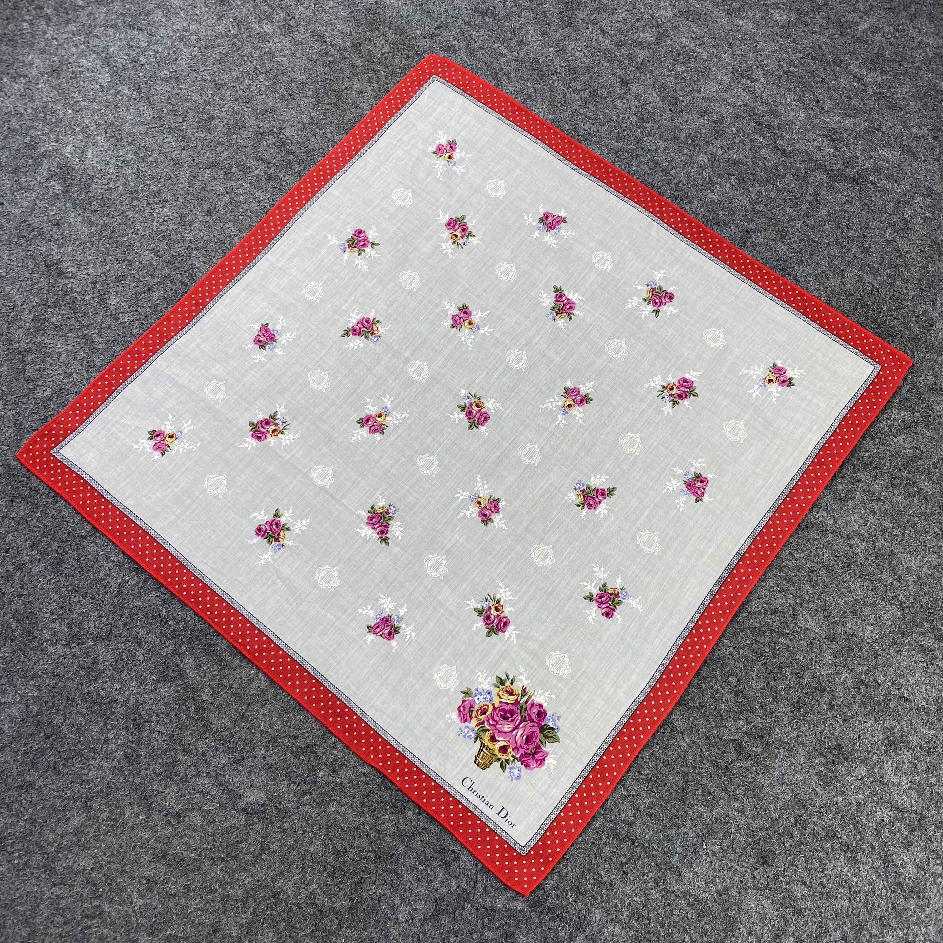 Designer Christian Dior Handkerchief / Bandana / Neckerchief-B1072 Size ONE SIZE - 4 Thumbnail
