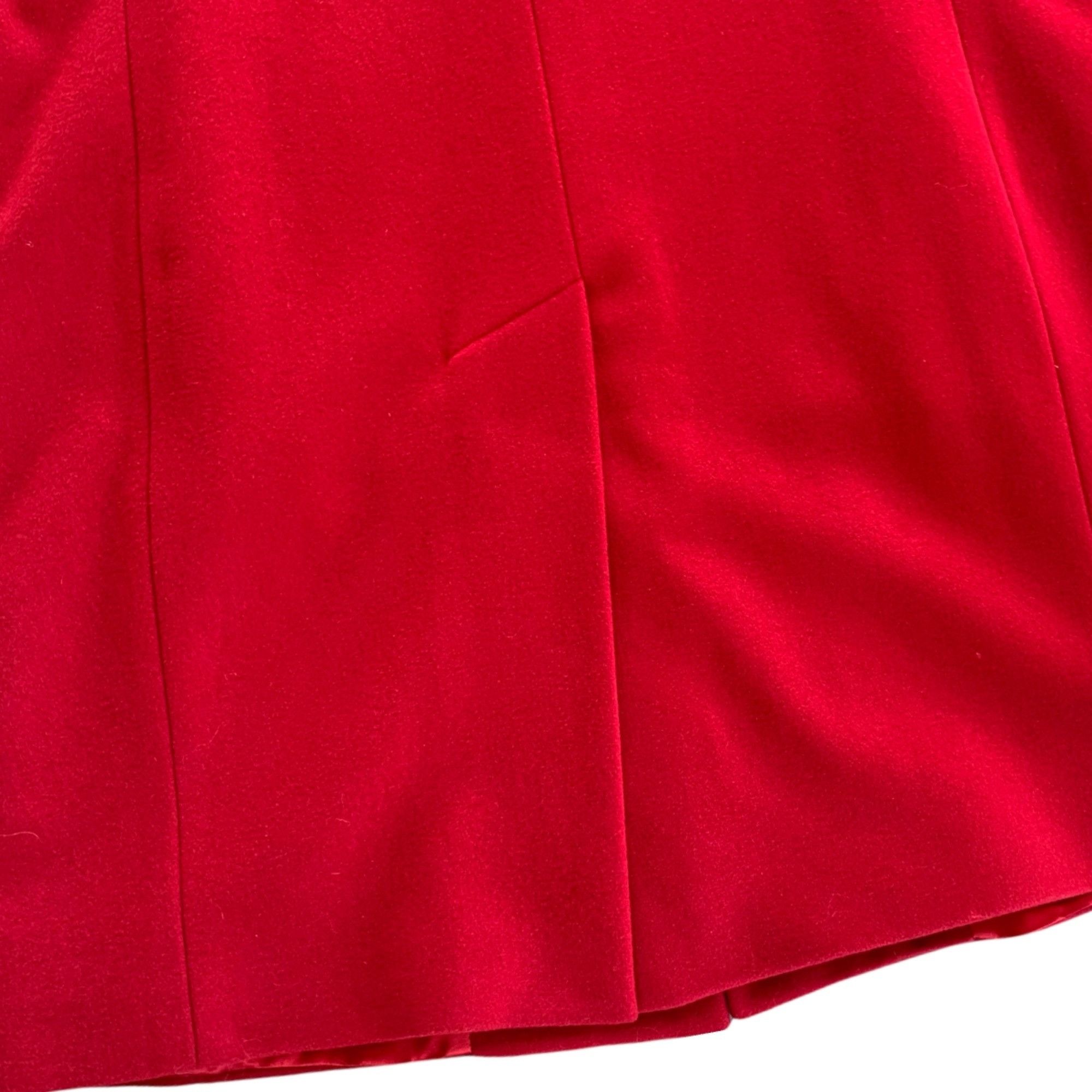 L.L. Bean LL Bean Wool & Cashmere Red Pea Coat 12 Size XL / US 12-14 / IT 48-50 - 6 Thumbnail