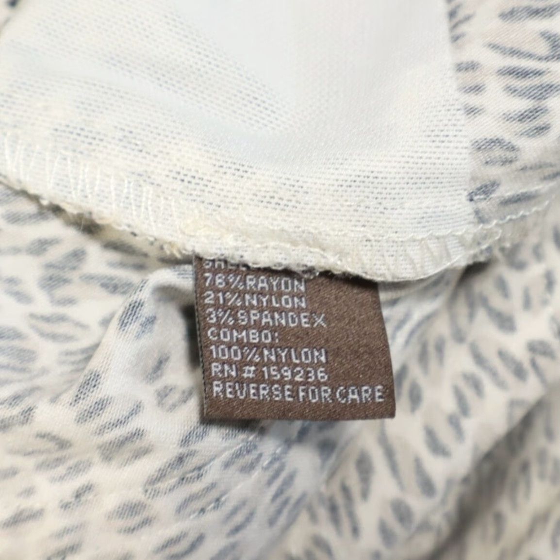 J.McLaughlin J McLaughlin Stretch Leopard High Rise Rayon Woven Pants White Women's 6 Size 28" / US 6 / IT 42 - 6 Thumbnail
