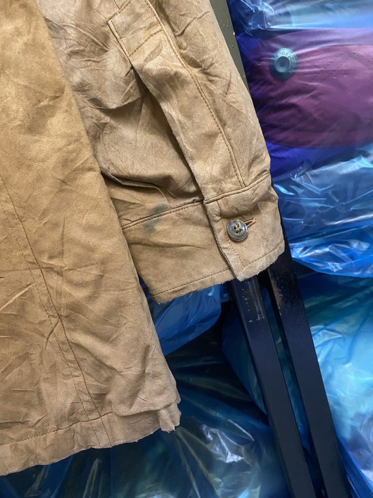 Burberry Vintage Burberry London Brown Faux Suede Car Coat Nova Check Size US M / EU 48-50 / 2 - 16 Thumbnail