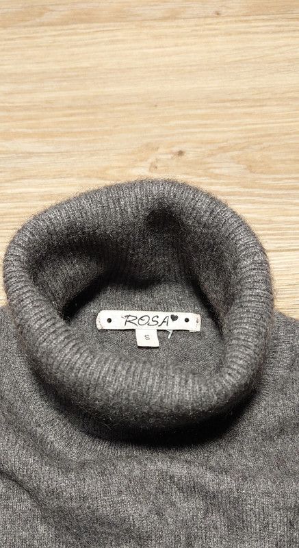 Other 100% cashmere sweater turtleneck jumper gray vintage Size S / US 4 / IT 40 - 3 Thumbnail