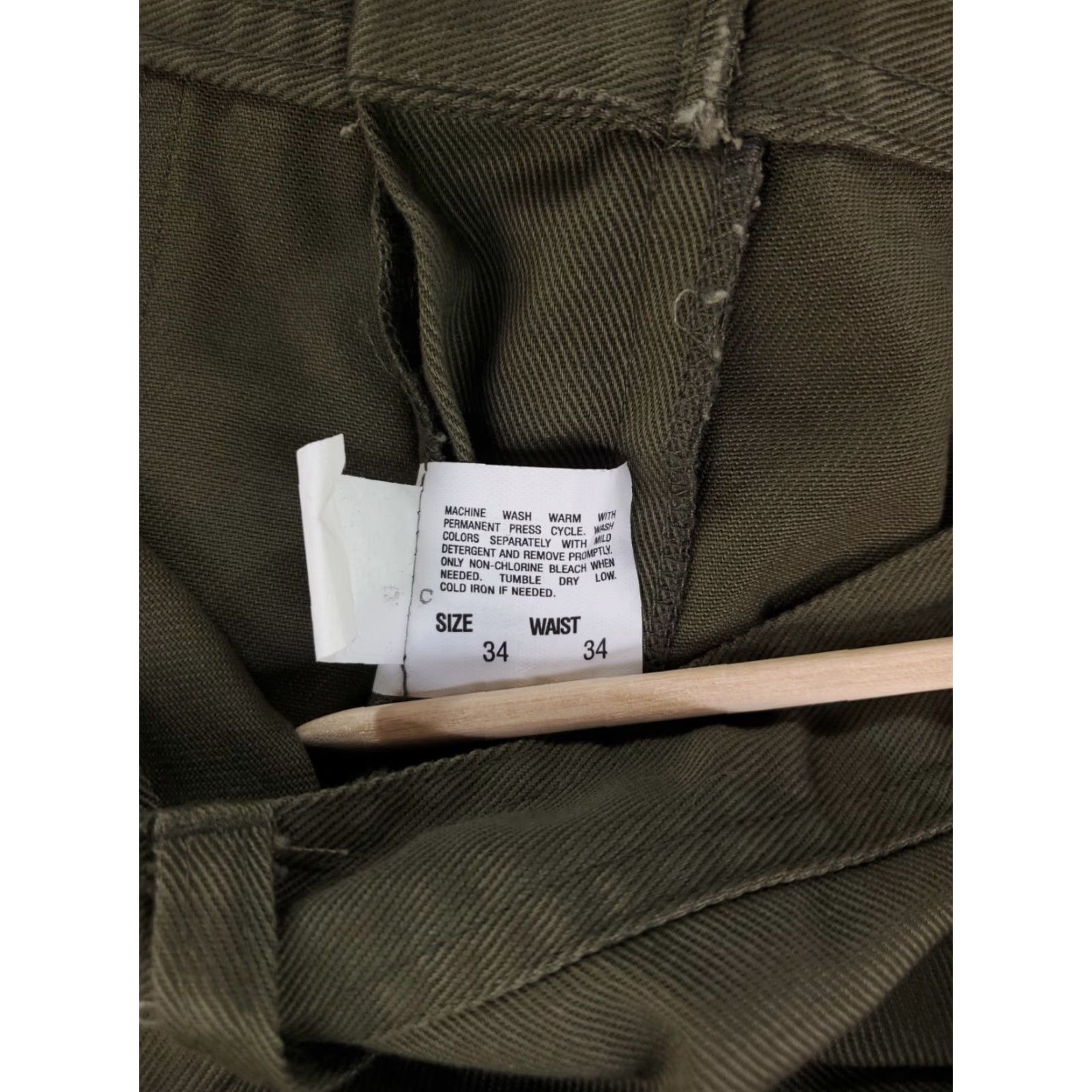 Vintage BSA Cargo Pants Green Mens 34 x 34 Cargo Pants Mens 34 Green BSA Boy Scouts of America Size US 34 / EU 50 - 3 Thumbnail