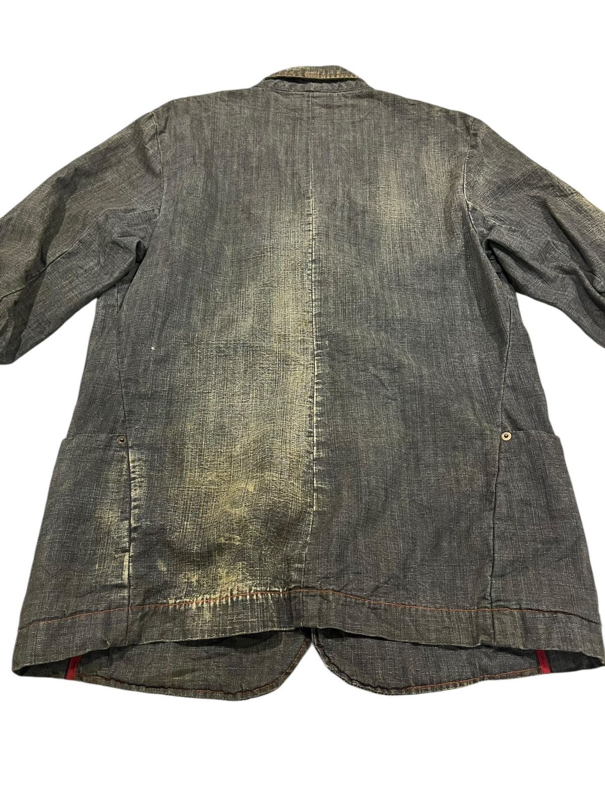 If Six Was Nine 🇯🇵 Japanese Brand Mud Wash Jacket By Big Smith Clothing Size US M / EU 48-50 / 2 - 14 Thumbnail