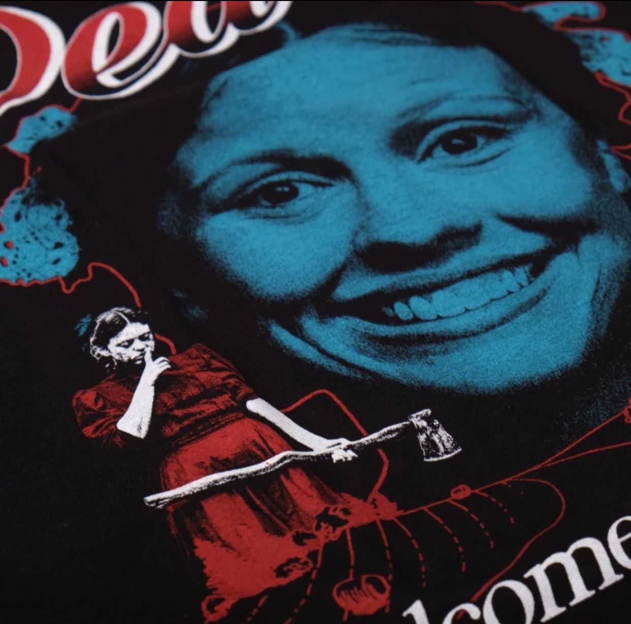 Japanese Brand Fan Made Pearl X Maxxine A24 Movie Tee Size US L / EU 52-54 / 3 - 3 Thumbnail