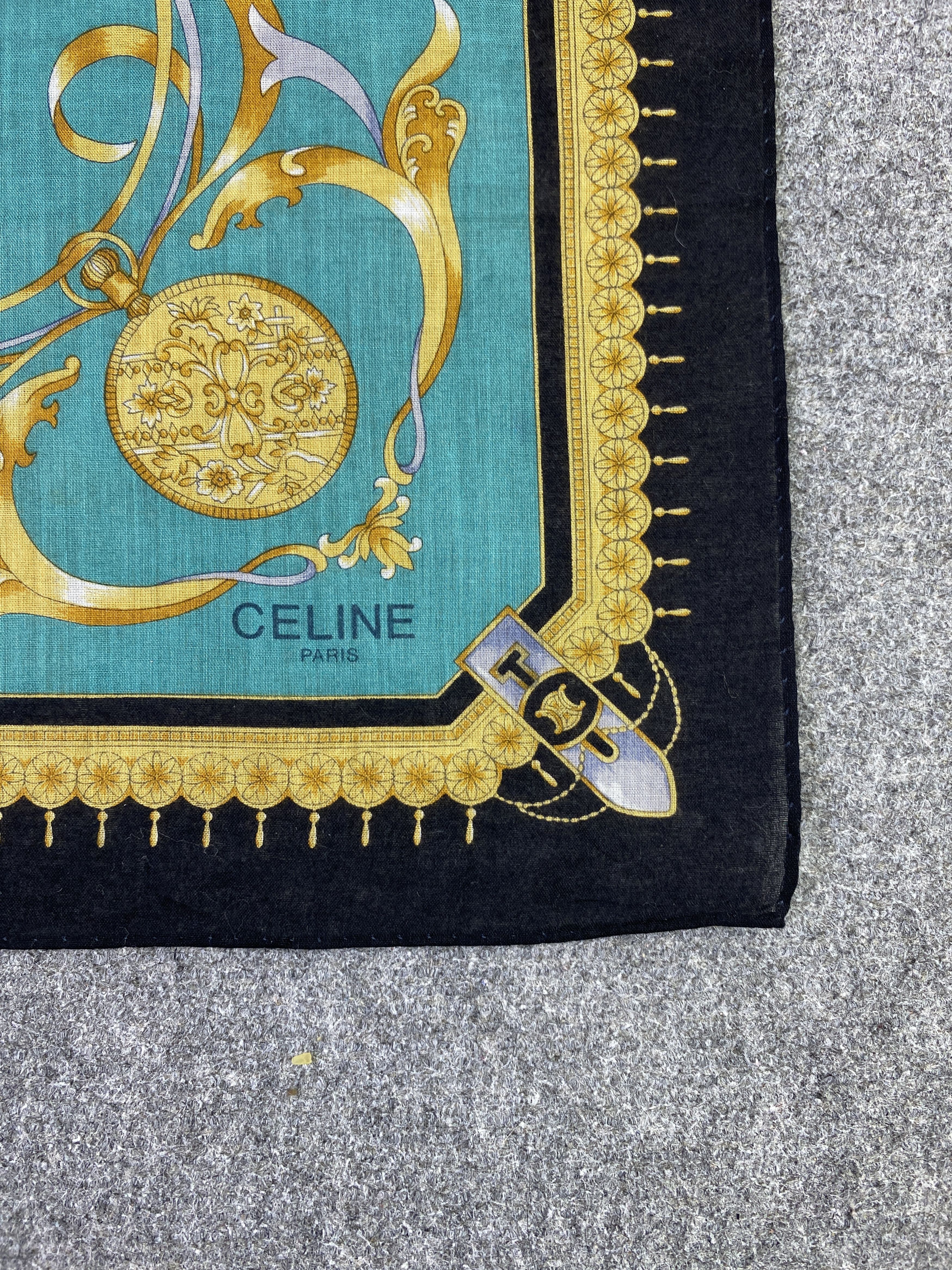 Celine Vintage Celine Handkerchief / Neckerchief KT0147 Size ONE SIZE - 7 Thumbnail
