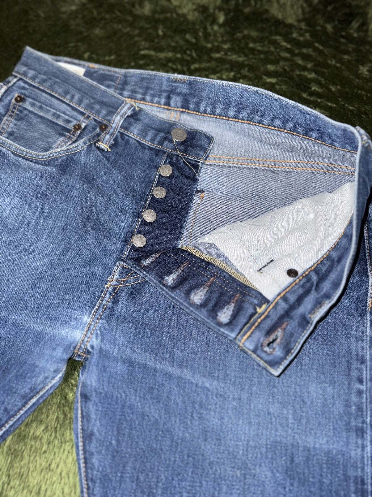 Levi's [W31/L32] Levi’s 501 S Leather Label Vintage Wash Size US 31 - 3 Thumbnail
