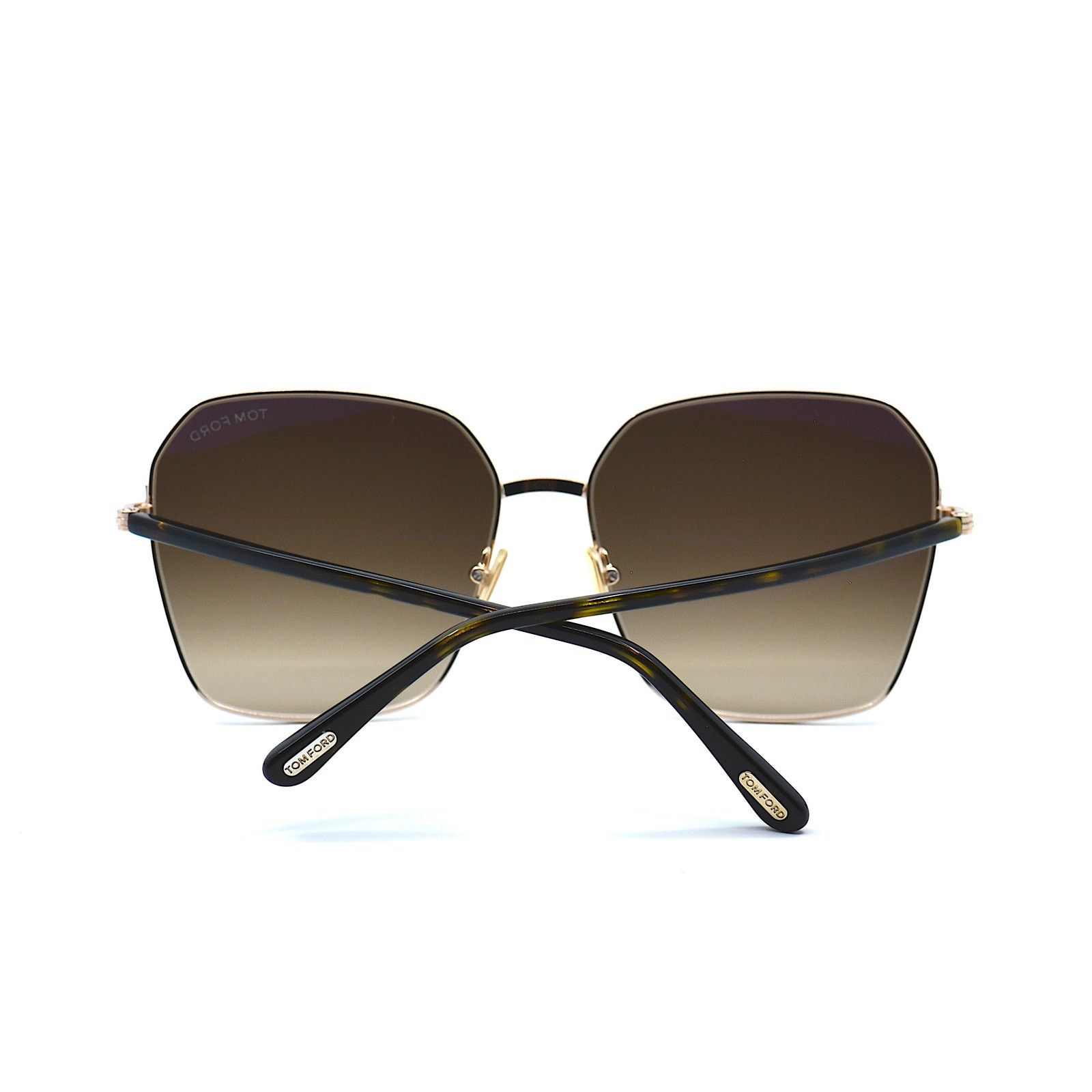 Tom Ford TOM FORD CLAUDIA-02 TF839 52F GOLD BROWN GRADIENT SUNGLASSES Size ONE SIZE - 6 Thumbnail