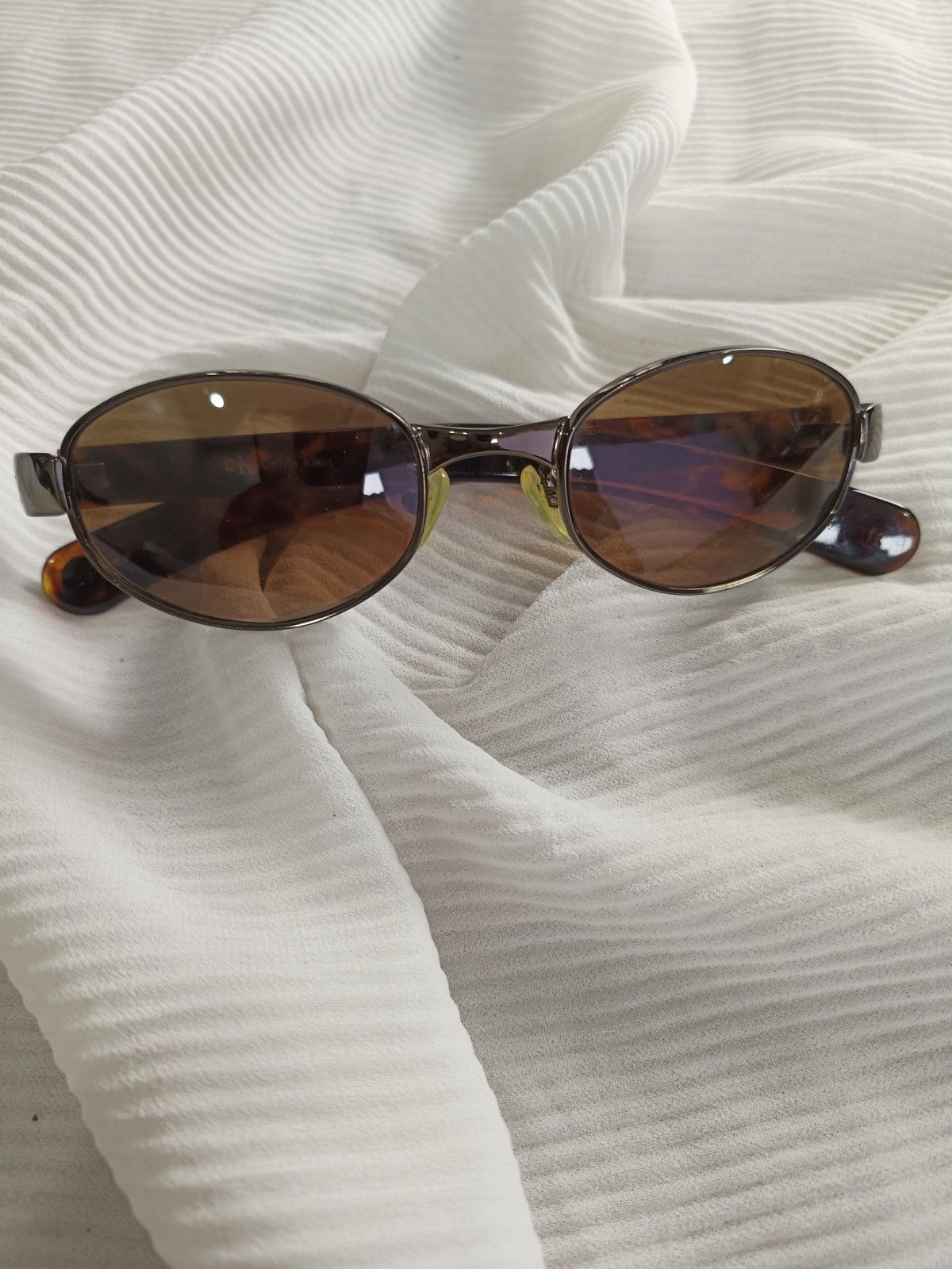 Calvin Klein × Vintage Calvin Klein Sunglasses CK 1005 made in Italy Size ONE SIZE - 2 Thumbnail