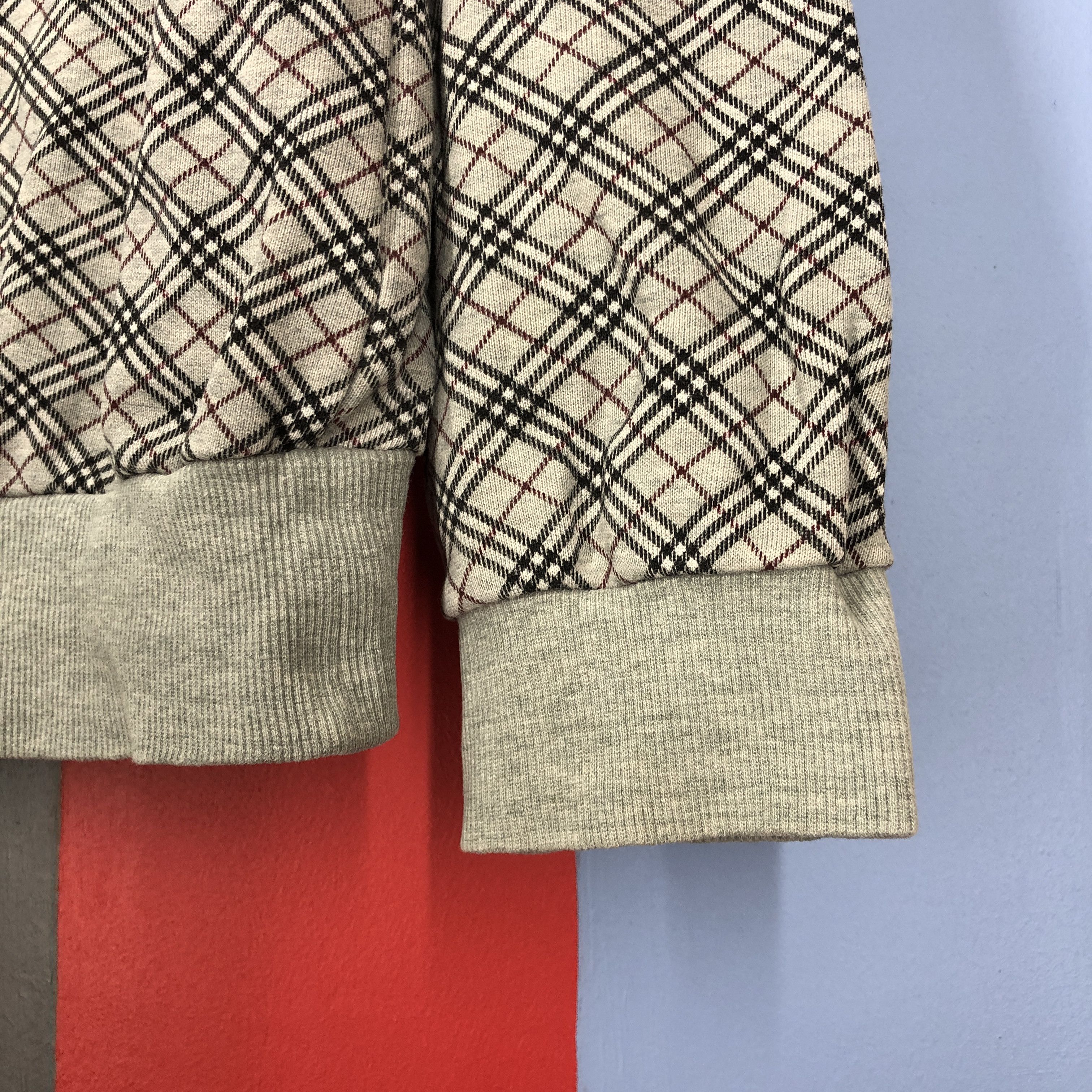 Burberry BURBERRY BLUE LABEL Checkered Sweatshirt #1603/02 Size XS / US 0-2 / IT 36-38 - 3 Thumbnail