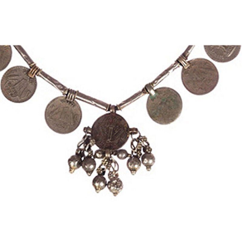 Designer Bedouin Rajasthan India Coin Necklace Size ONE SIZE - 2 Thumbnail