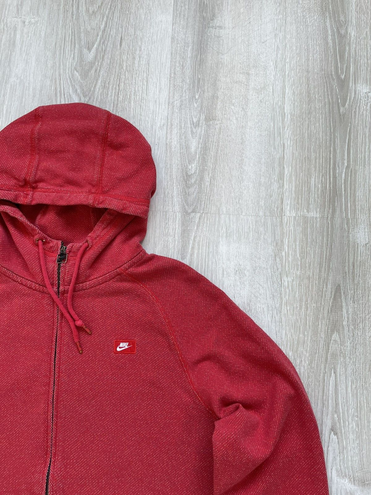 Nike × Vintage Vintage Y2K Nike Modern Full Zip Hoodie Drill Swoosh Size US XL / EU 56 / 4 - 2 Thumbnail