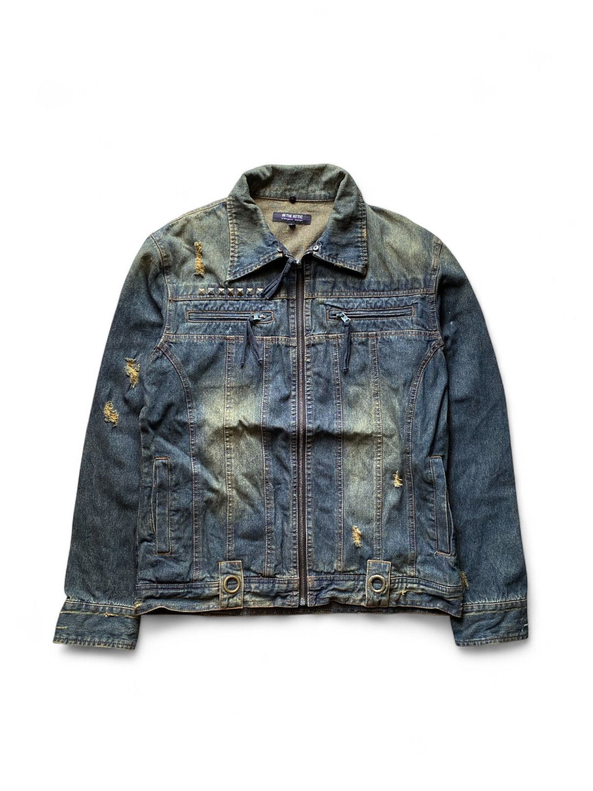 In The Attic In The Attic Style Punk Denim Jacket Size US L / EU 52-54 / 3 - 1 Thumbnail