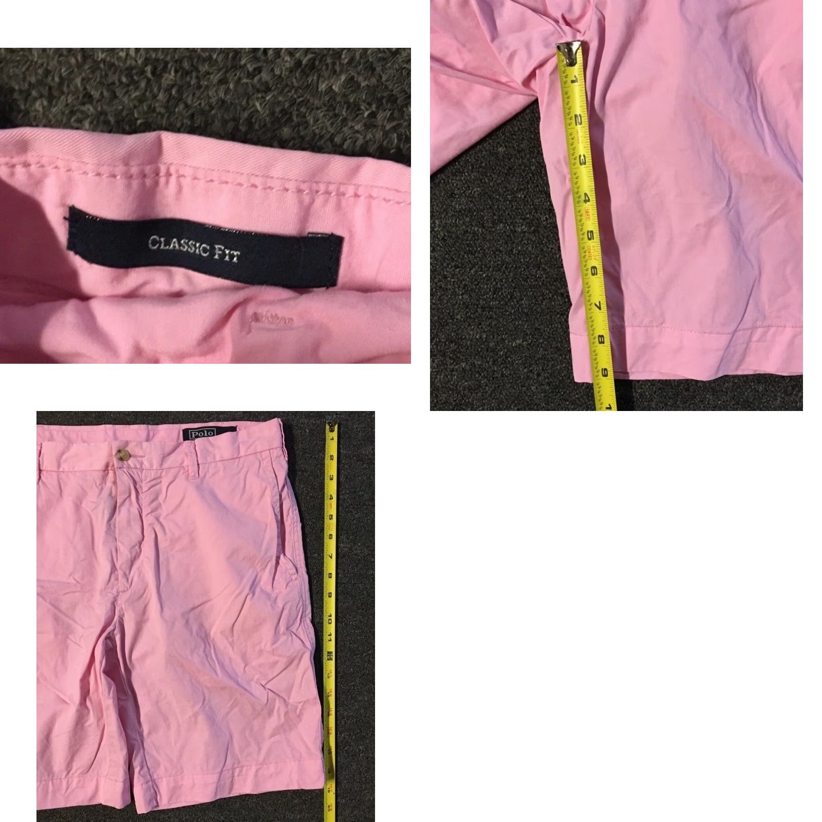 Polo Ralph Lauren VINTAGE Polo Ralph Lauren Chino Shorts 33 Pink 90s 80s Nautical Beach Military Army USA Sailing Yachting Surf Skate 92 Mens Size US XS / EU 42 / 0 - 8 Thumbnail