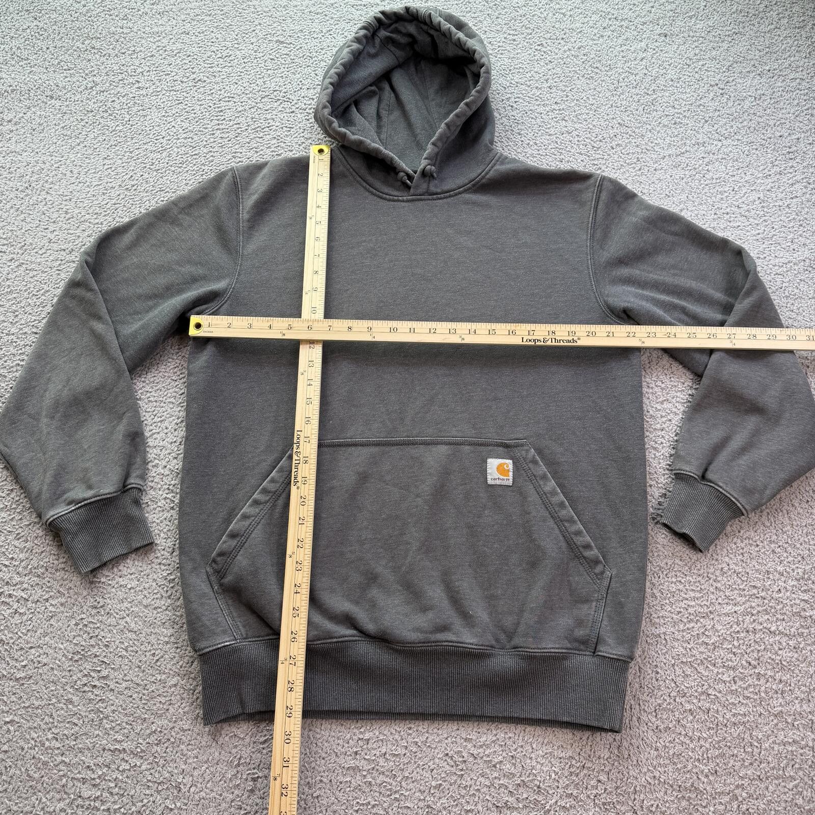 Carhartt Carhartt Original Fit Hoodie Gray M Workwear Sweatshirt Size US M / EU 48-50 / 2 - 3 Thumbnail