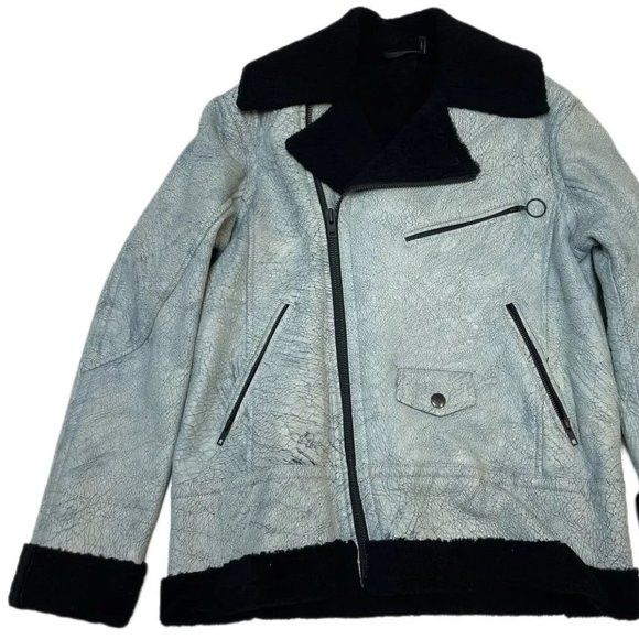 Blk Dnm BLK DNM Shearling Leather Jacket Size US S / EU 44-46 / 1 - 1 Thumbnail