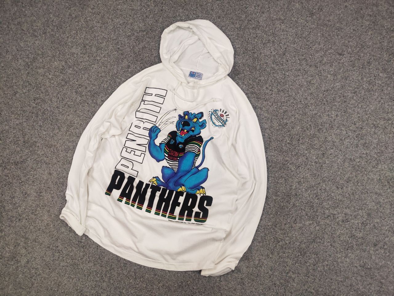 Canterbury of New Zealand Vintage Penrith Panthers NSWRL Approved long sleeve Hoodie Size US L / EU 52-54 / 3 - 3 Thumbnail