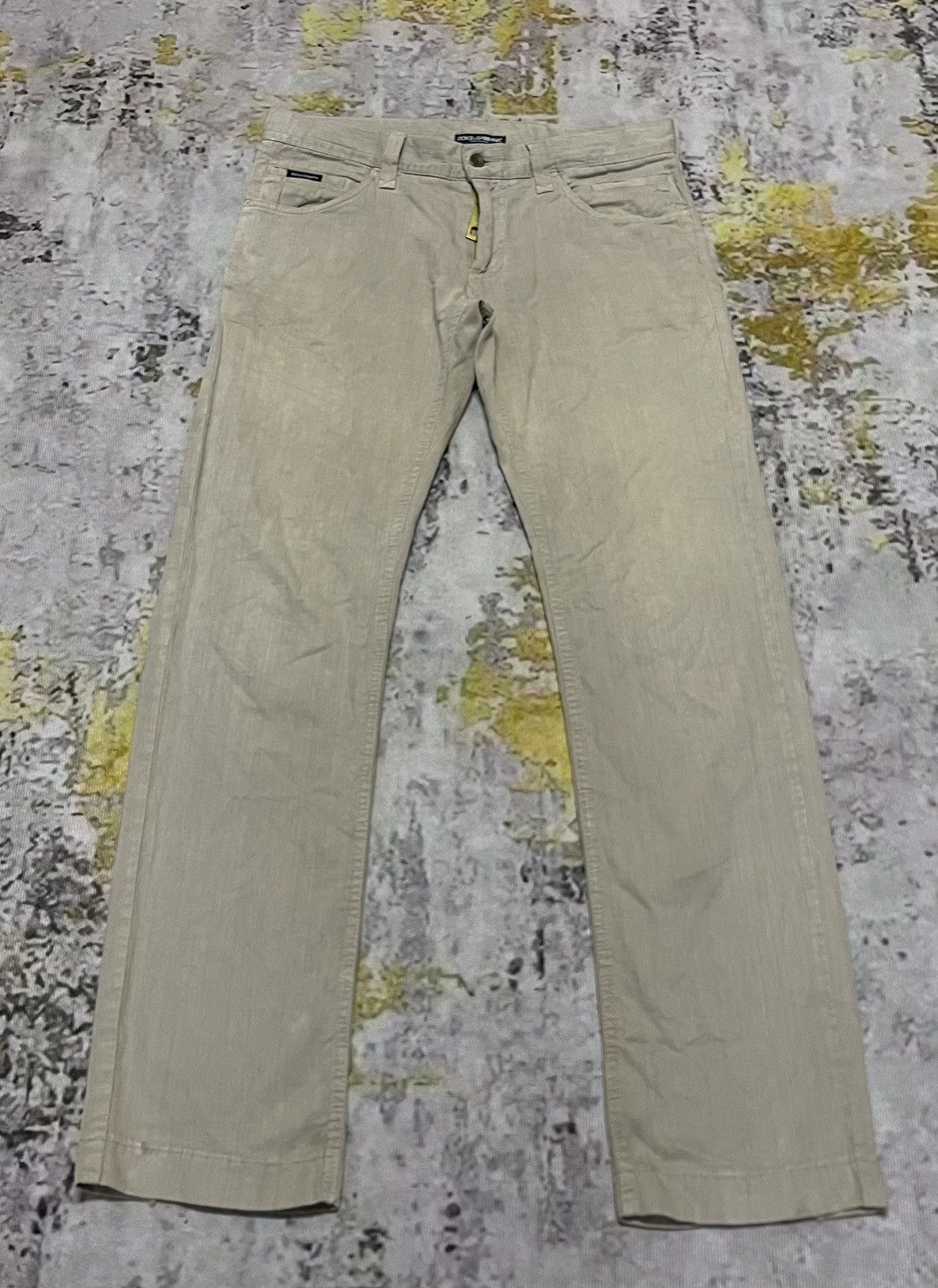 Dolce & Gabbana × Italic × Vintage Dolce & Gabbana Straight Made in Italy Vintage Size US 35 - 1 Thumbnail
