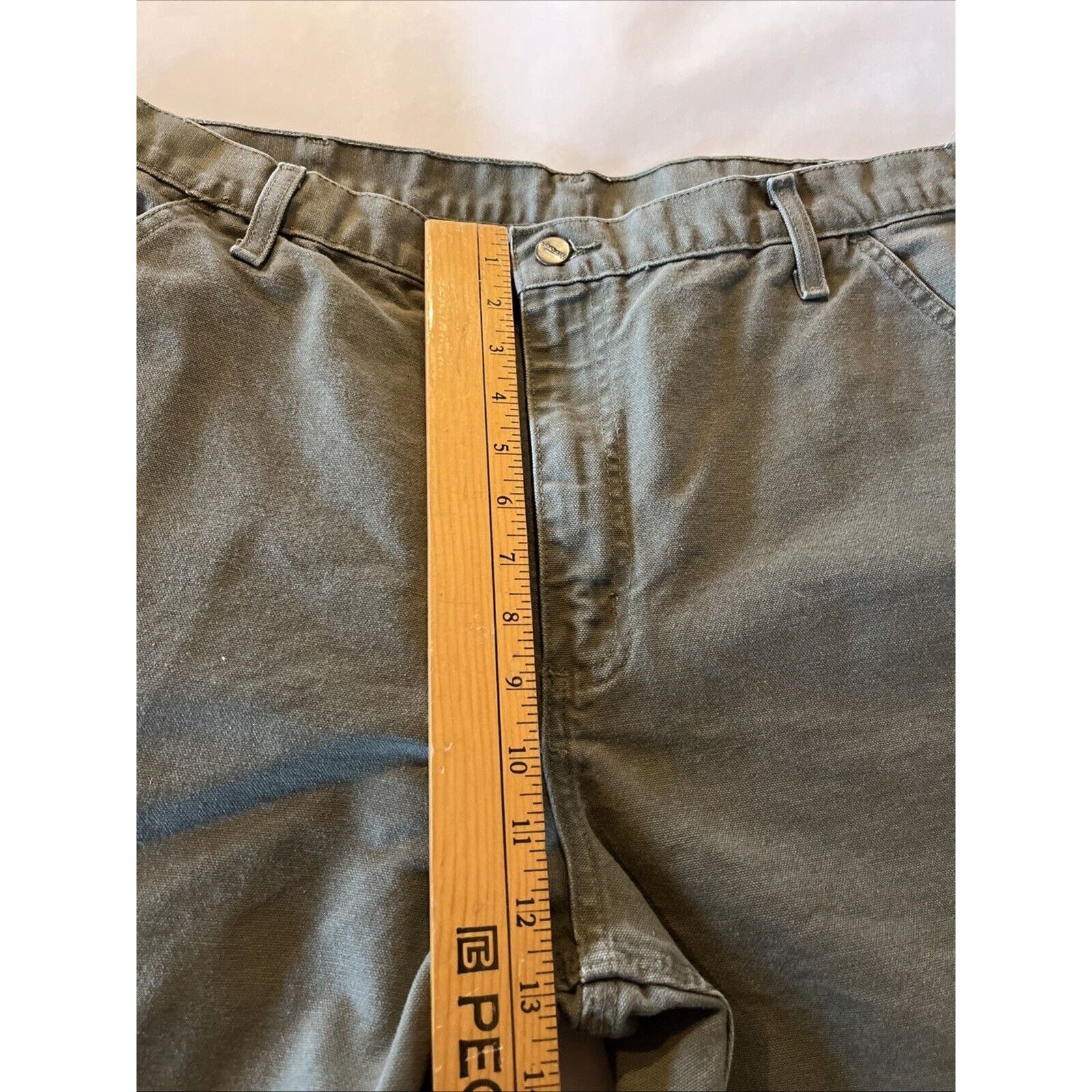 Carhartt Carhartt Men’s 38x31 Duck Canvas Carpenter Workwear Gray Size US 31 - 9 Thumbnail