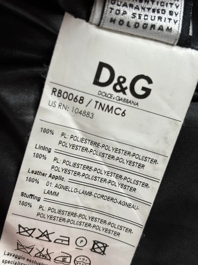 Dolce & Gabbana AW2007 Dolce & Gabbana Dark Purple Puffer Lamb Leather Jacket Size US M / EU 48-50 / 2 - 12 Thumbnail