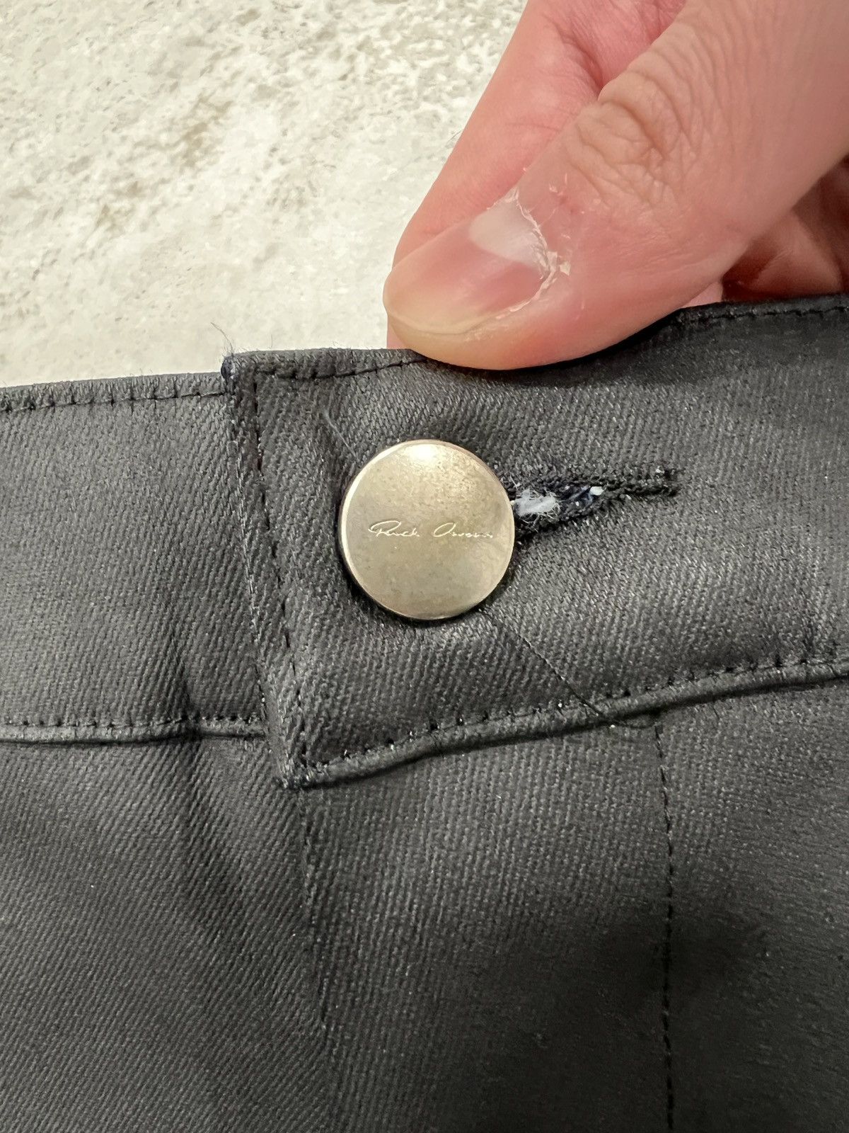 Rick Owens Rick Owens Bolan Waxed Jeans Size US 31 - 4 Thumbnail