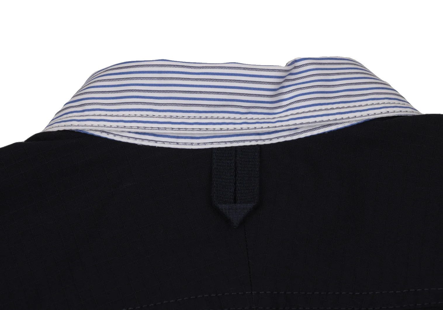 Junya Watanabe Button-Down Striped Shirt in Navy Blue and Others, XS Size US XS / EU 42 / 0 - 10 Thumbnail