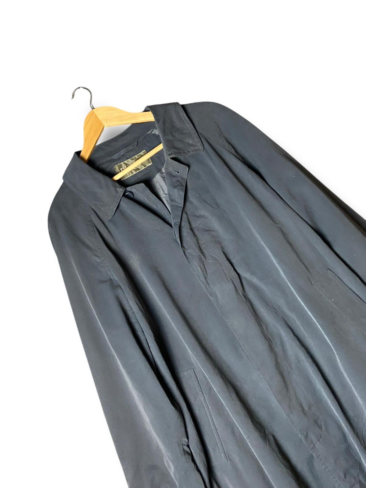 Designer × Japanese Brand × Vintage Vintage DURBAN Brand Polyester Cupra Long Jacket (122) Size US L / EU 52-54 / 3 - 4 Thumbnail