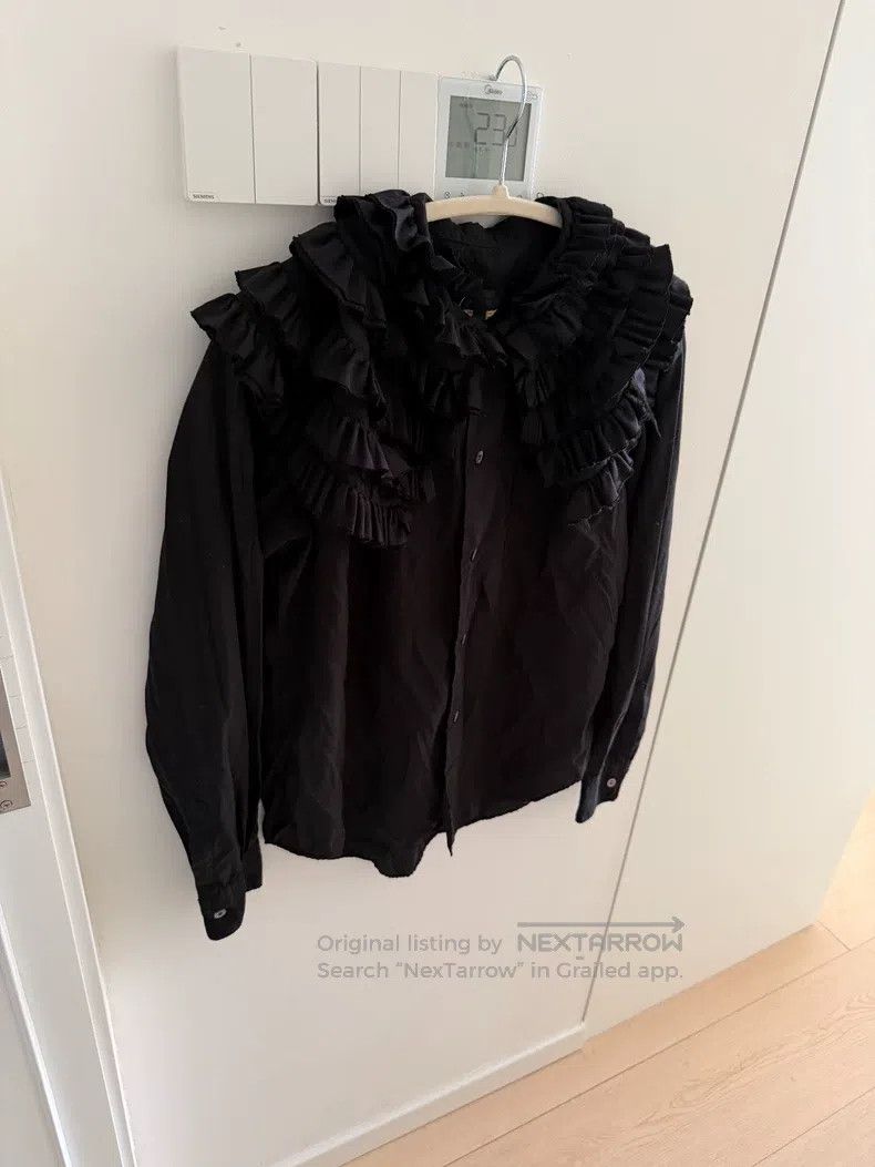 Comme des Garcons Comme Des Garcons Mainline Out-of-print Large Collar Black Size S / US 4 / IT 40 - 1 Thumbnail