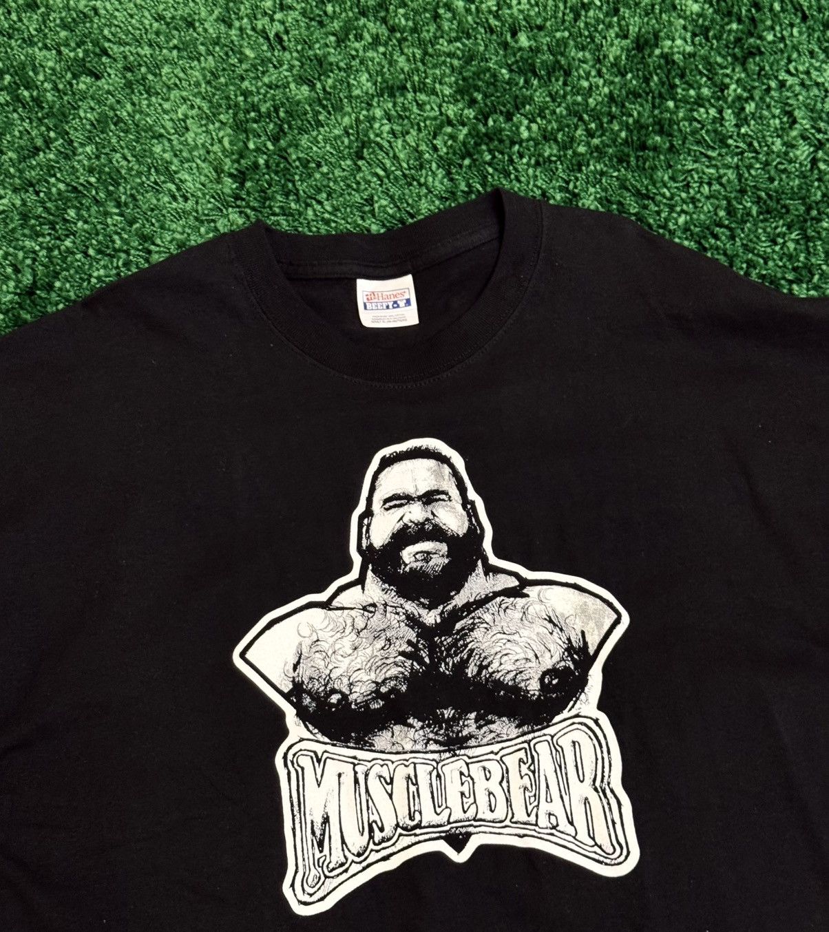 Hanes × Vintage Vintage LGBT Musclebear Tee Black Sz. XL Size US XL / EU 56 / 4 - 2 Thumbnail
