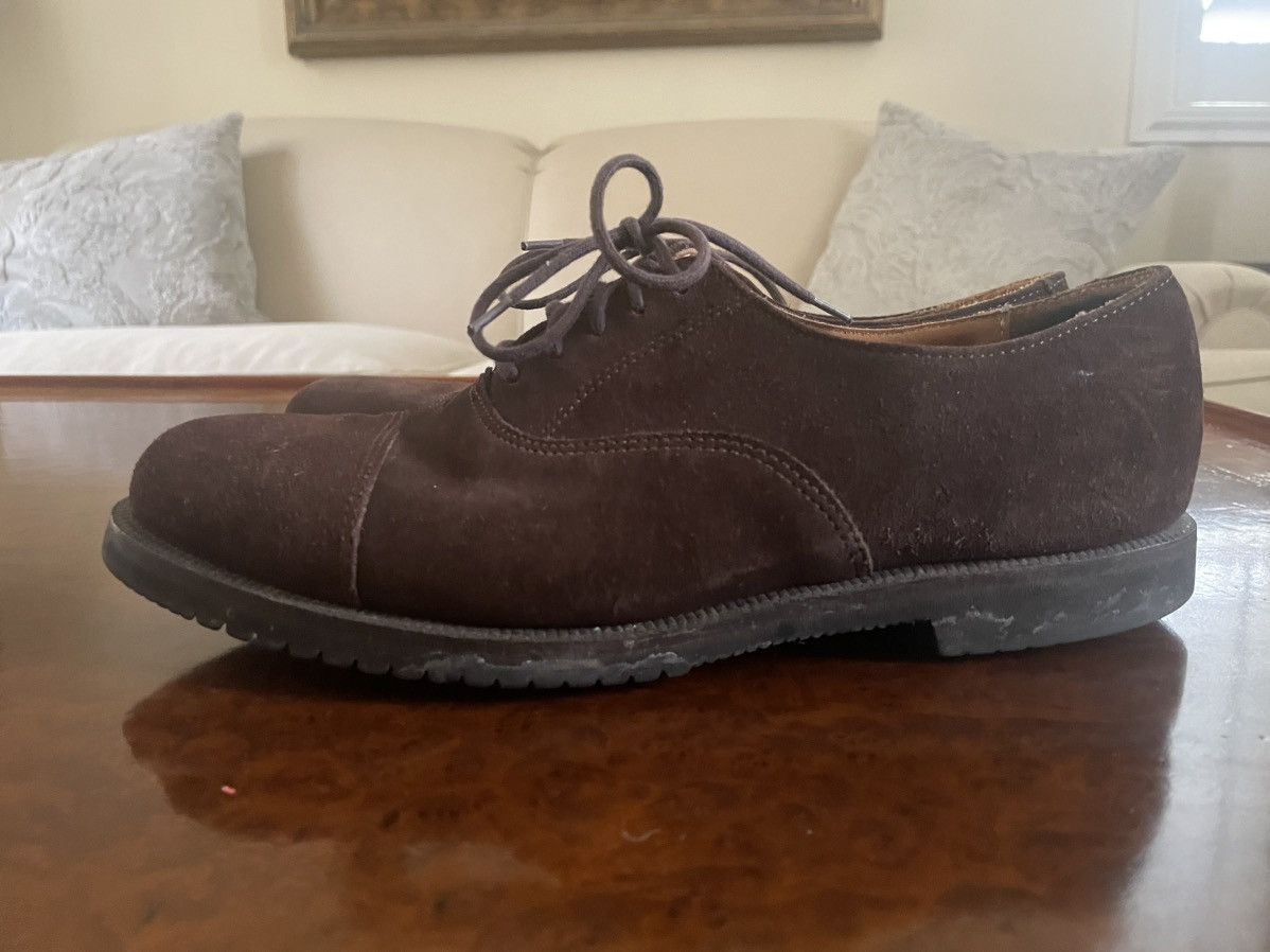 Cole Haan × Vintage Snuff Suede Cap Toe Oxford Size US 9.5 / EU 42-43 - 5 Thumbnail