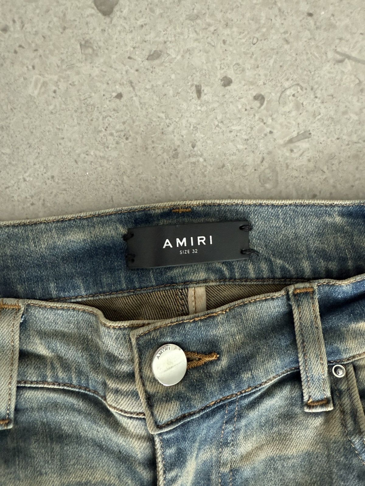 Amiri Amiri Broken Jean - Dirty Indigo - 32 / Dirty Indigo Size US 32 / EU 48 - 2 Thumbnail