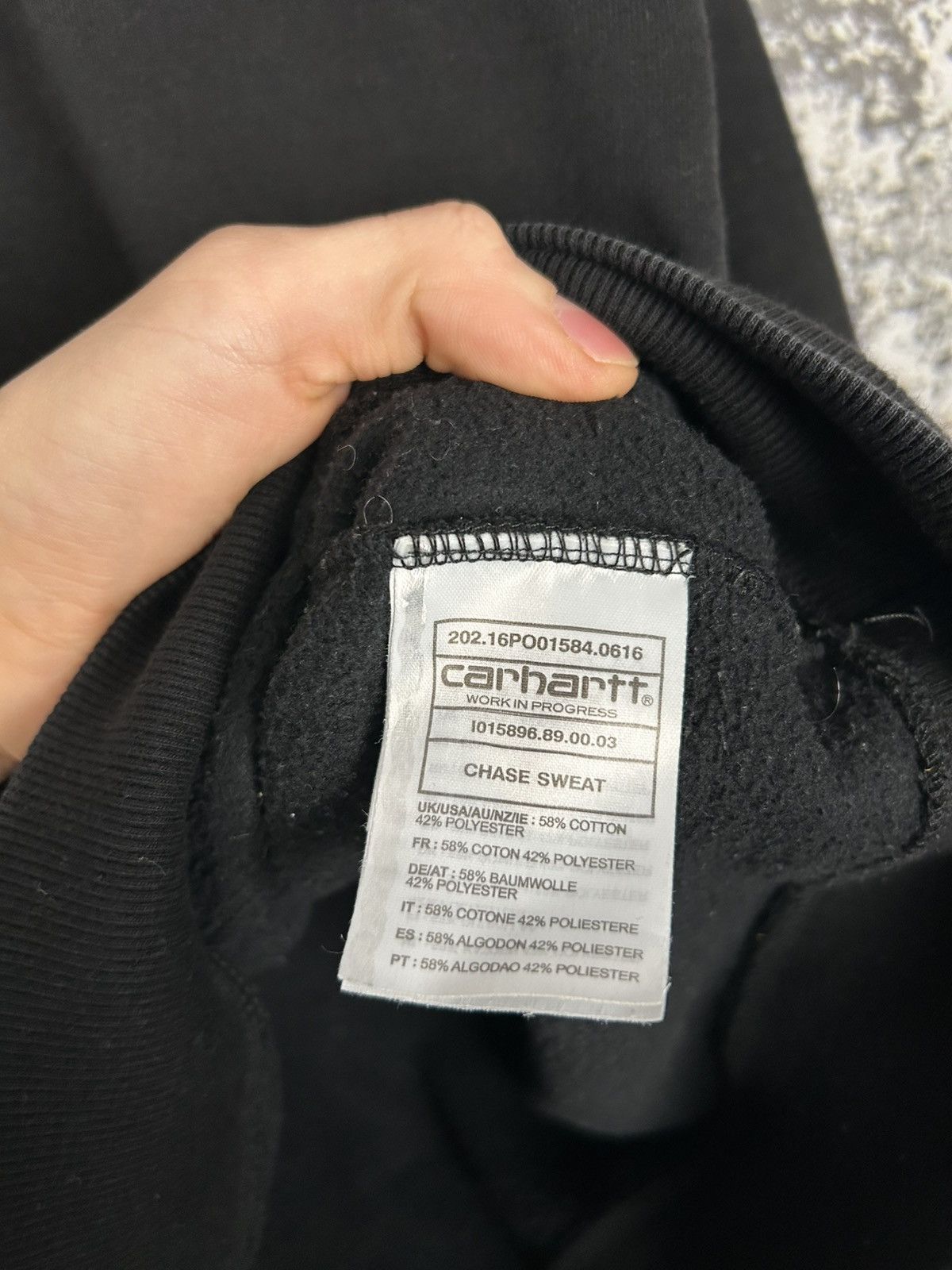 Carhartt Carhartt WIP Chase Sweat Basic Crewneck Streetwear Vintage Size US XL / EU 56 / 4 - 5 Thumbnail