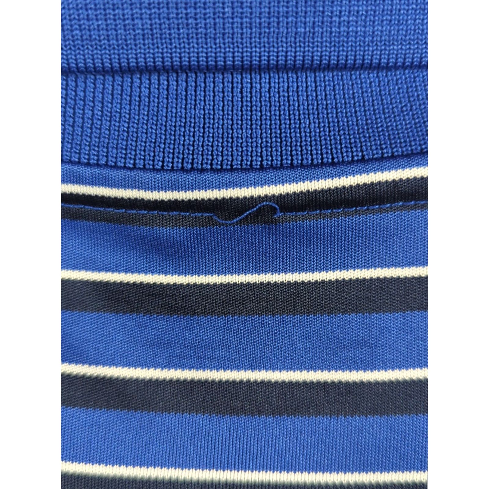 Vintage GEAR FOR SPORTS Dayton Flyers Polo Shirt Short Sleeve Blue Stripe Embroidered 2XL Mens Golf Shirt Size US XXL / EU 58 / 5 - 6 Thumbnail