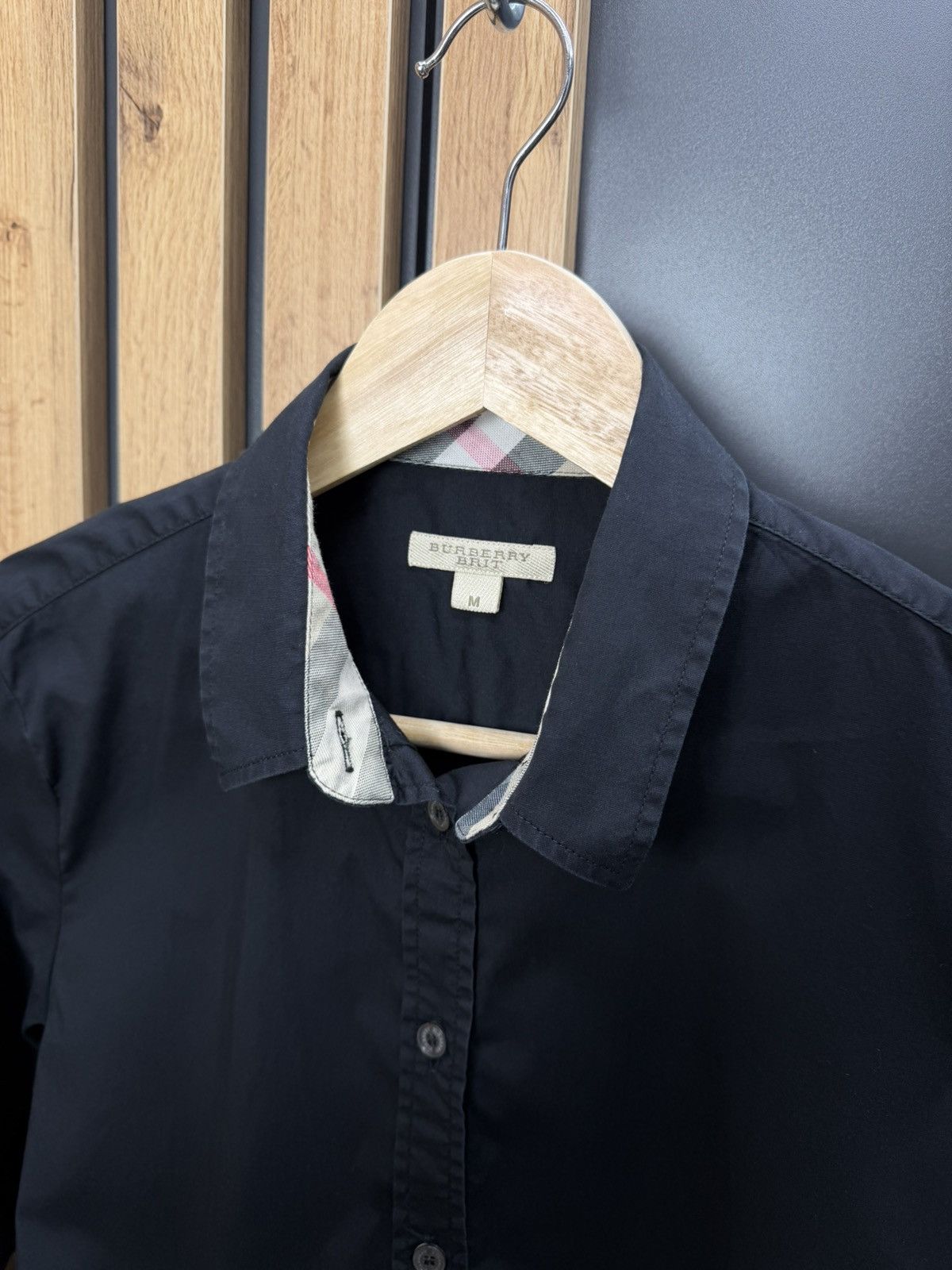 Burberry Burberry Brit Black Button Up Shirt Womens Size M Size M / US 6-8 / IT 42-44 - 4 Thumbnail