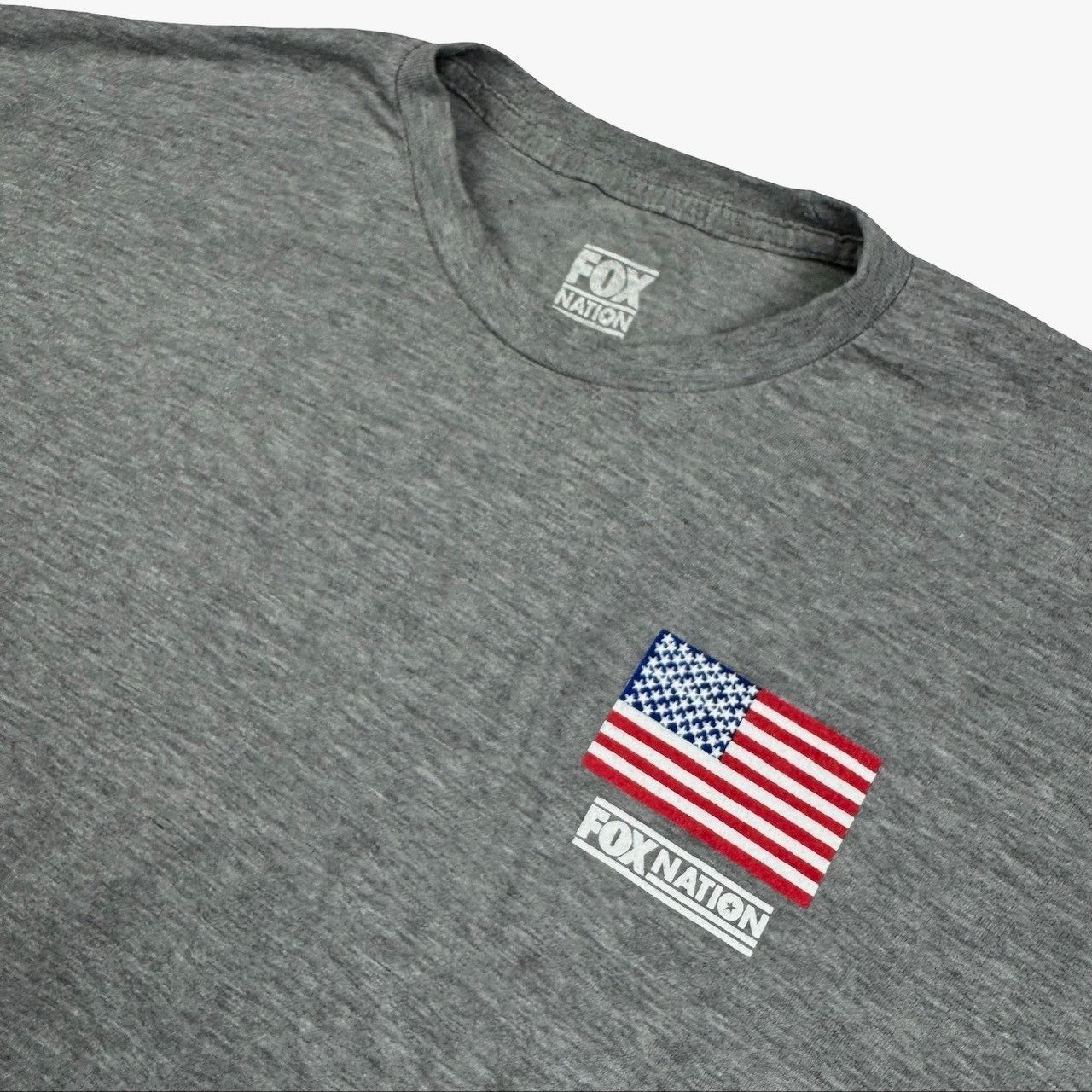 Other Fox Nation Mens Patriot USA Flag L/S T-Shirt Gray • 2XL Size US XXL / EU 58 / 5 - 1 Thumbnail