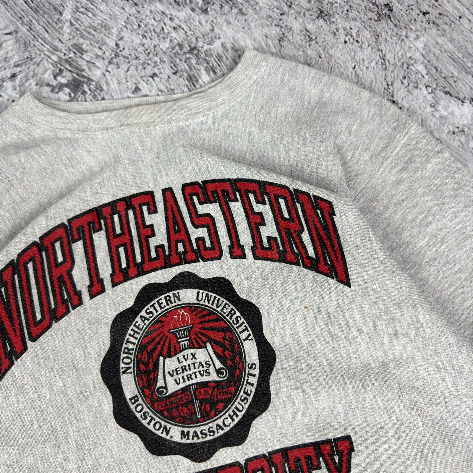 Champion Champion Reverse Weave Northeastern University Sweatshirt Size US XXL / EU 58 / 5 - 7 Thumbnail
