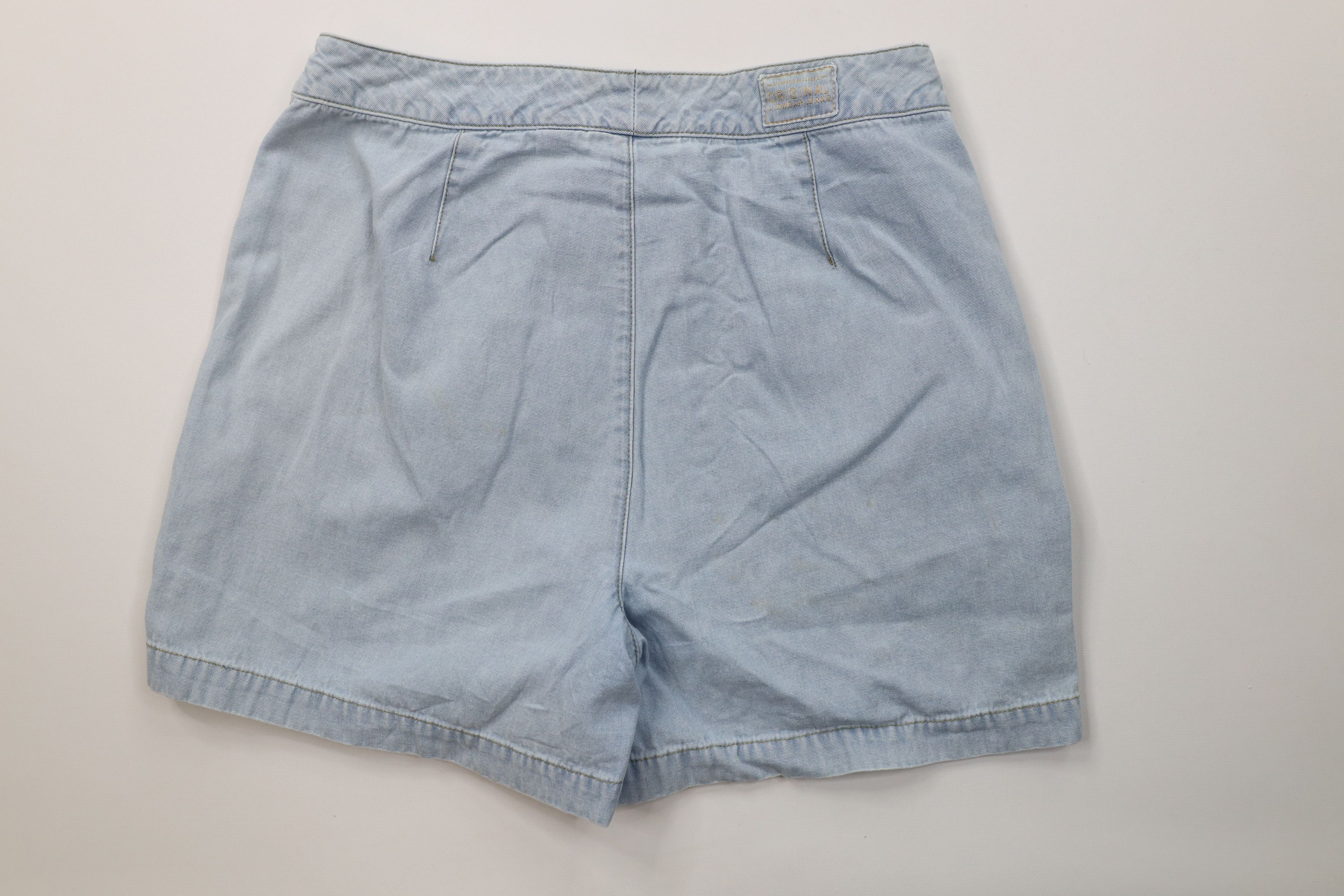 Vintage Vintage 90s Streetwear Stonewash Denim Shorts Blue Cotton Size 32" / US 10 / IT 46 - 8 Thumbnail