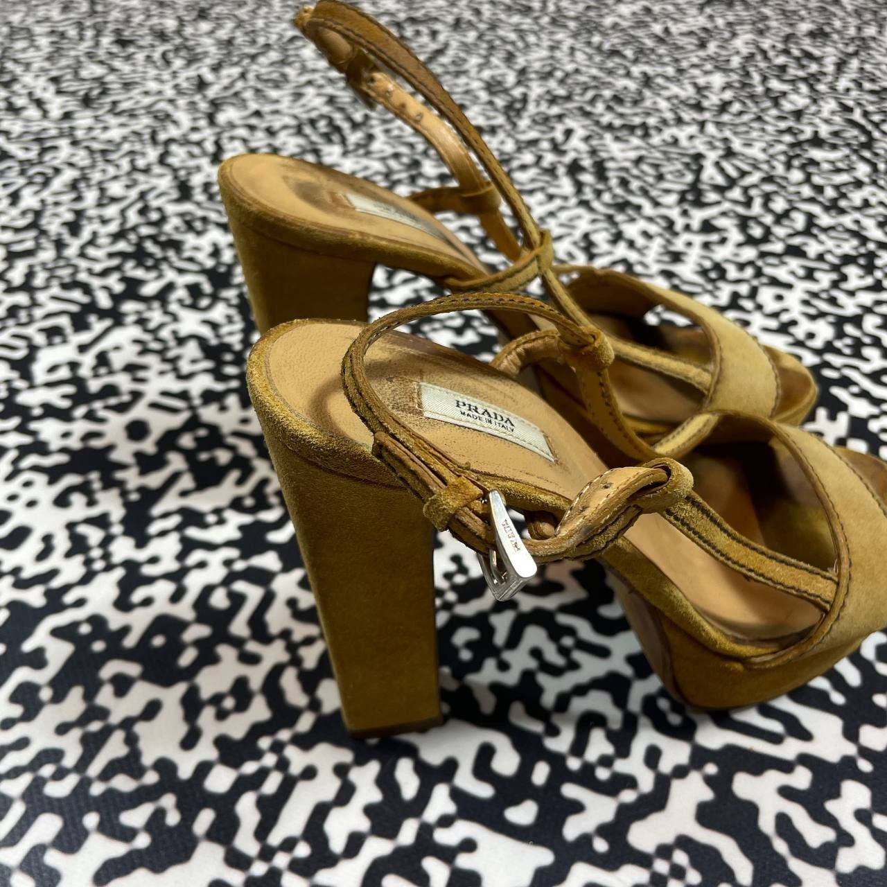 Prada Vintage Y2K Prada Luxury Heels Retro 90s Style Size US 4 / IT 34 - 6 Thumbnail