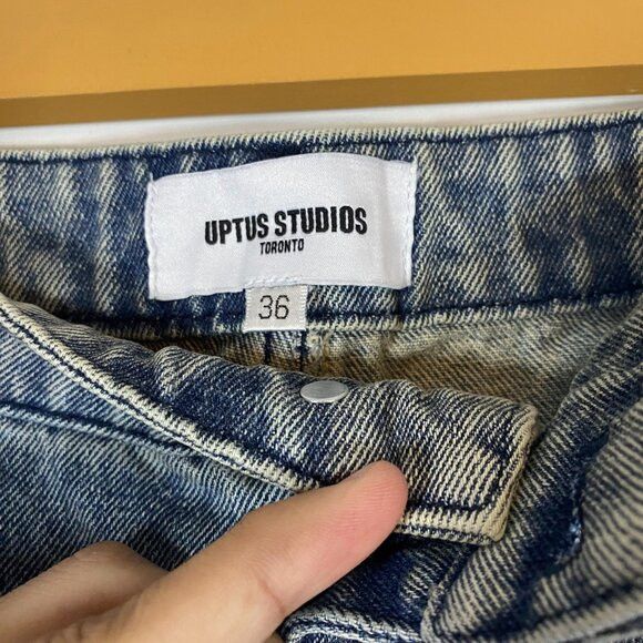 Other Uptus Studios Toronto Medium Blue Wide-Leg Jeans Size 36 Size 36" / US 14 / IT 50 - 9 Thumbnail