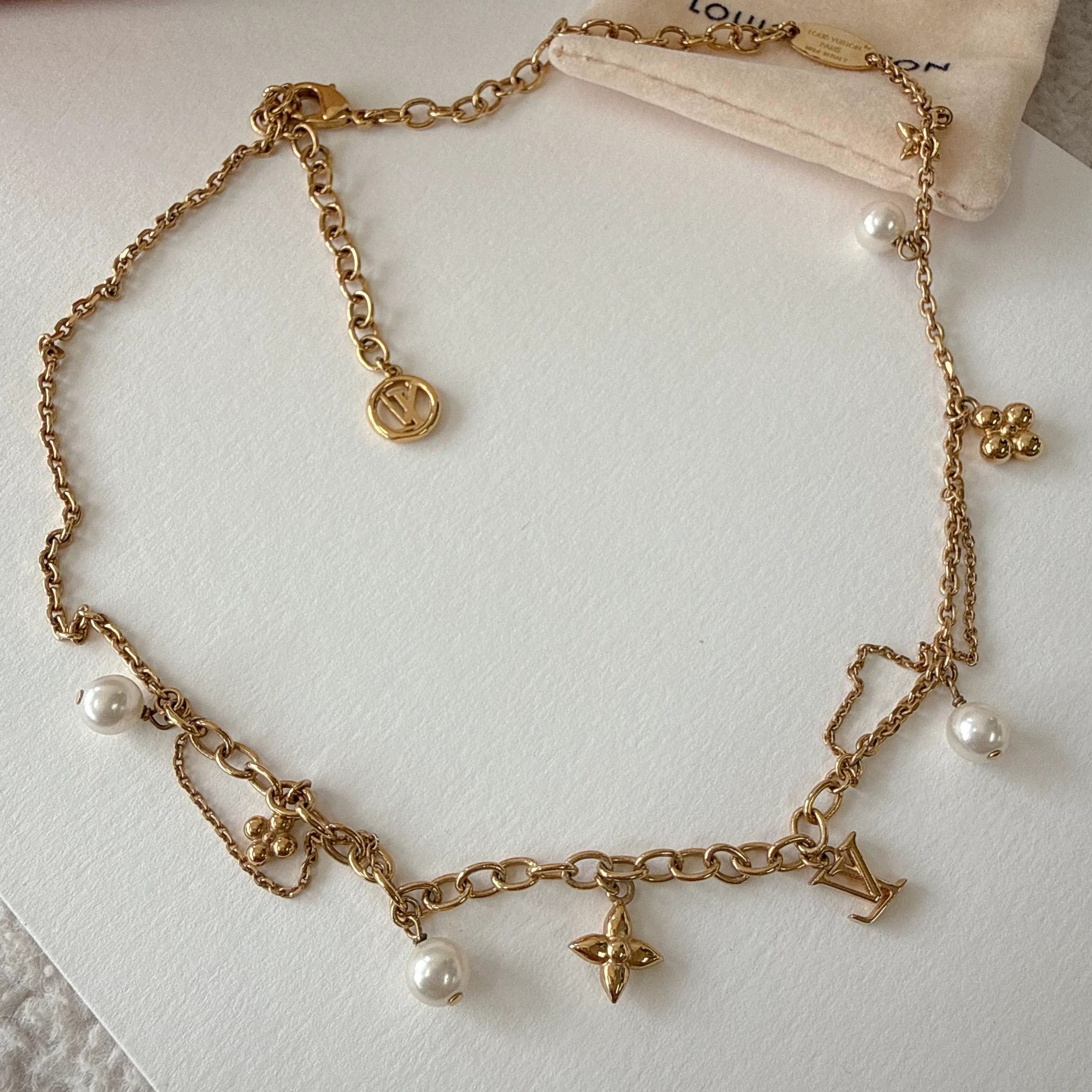 Louis Vuitton LV Double - Layer Pearl Necklace 0257 Size ONE SIZE - 2 Thumbnail