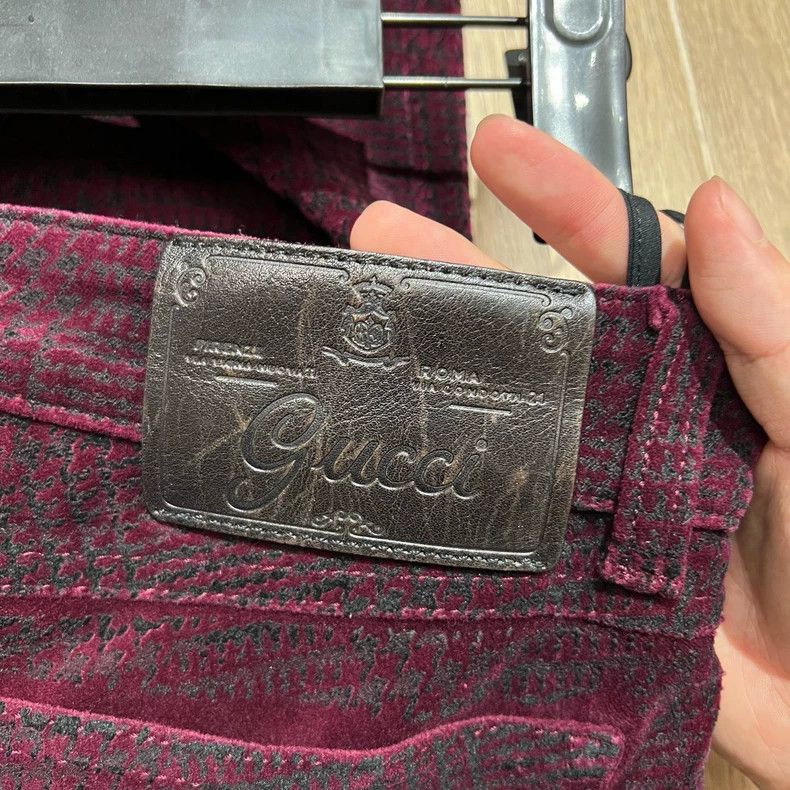 Gucci Gucci Burgundy corduroy trousers 2504-Nextarrow Size US 38 / EU 54 - 5 Thumbnail
