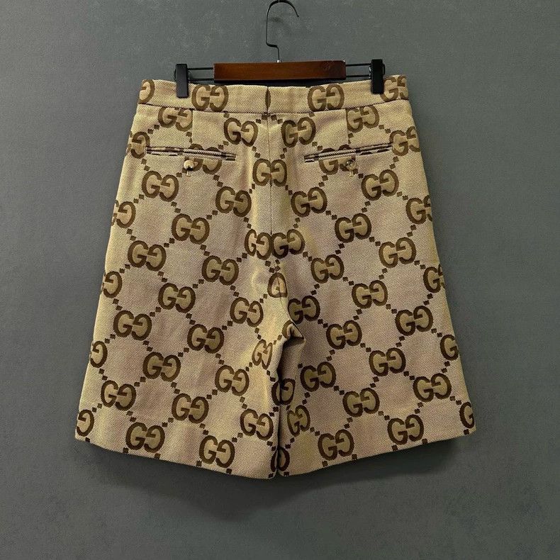 Gucci Gucci Old flower double G full printed logo shorts Size US 32 / EU 48 - 2 Thumbnail