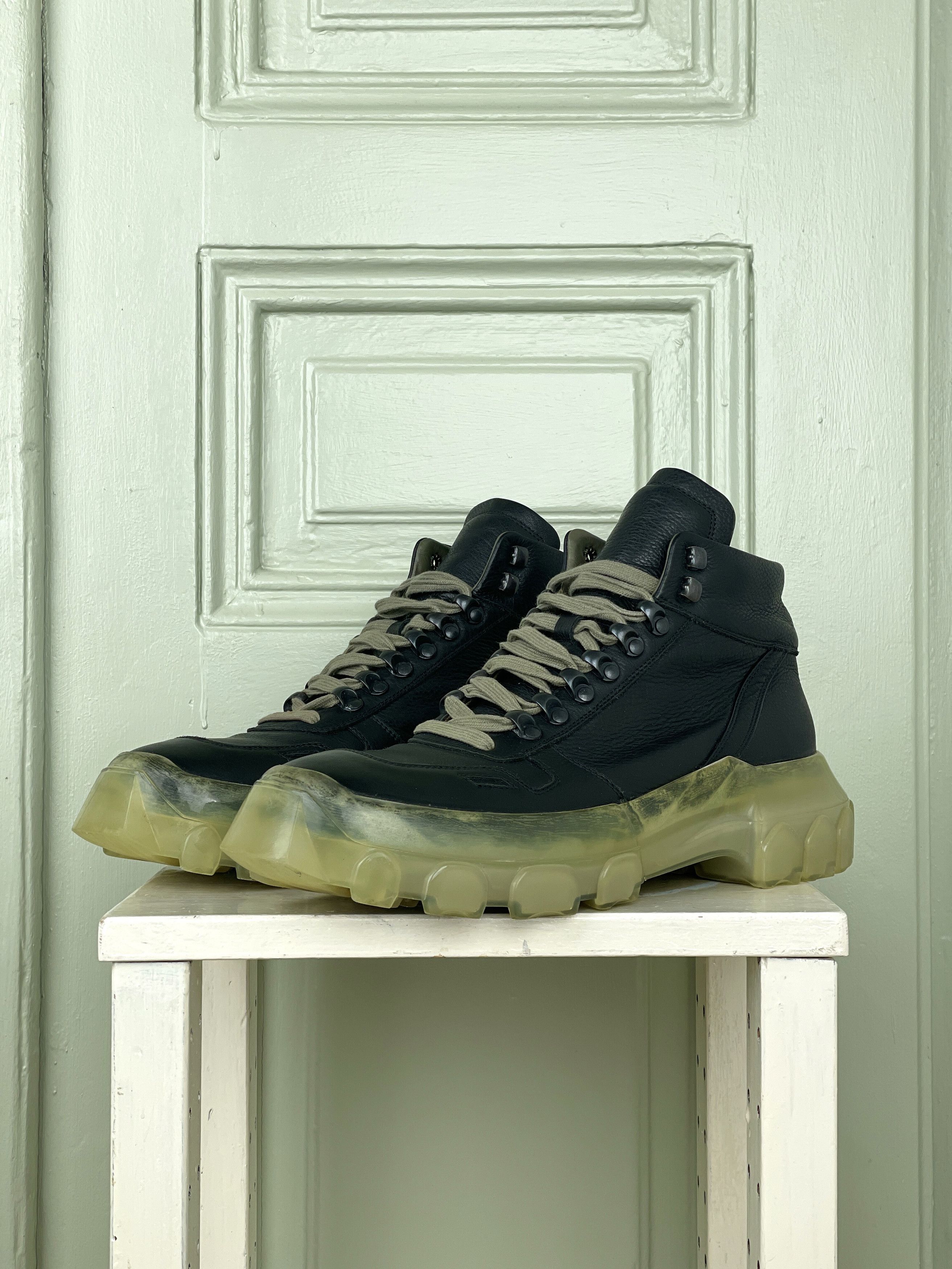 Rick Owens Rick Owens Bozo Hiker Tractor Boots TECUAL SS20
