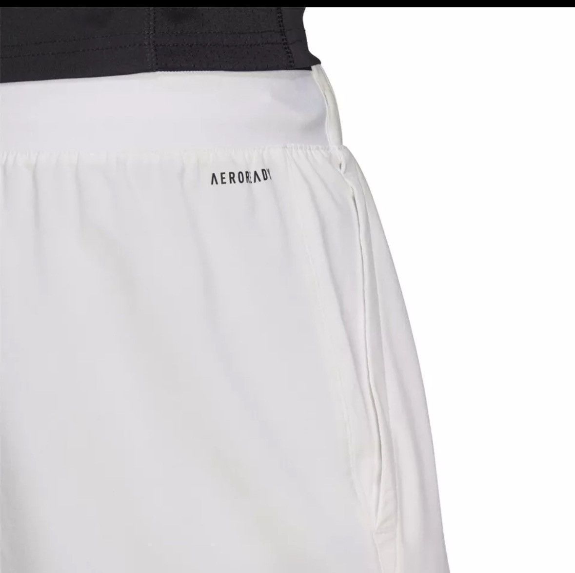 Adidas Adidas Club Stretch Woven Men's Training Shorts GH7222 White Size US 35 - 6 Thumbnail