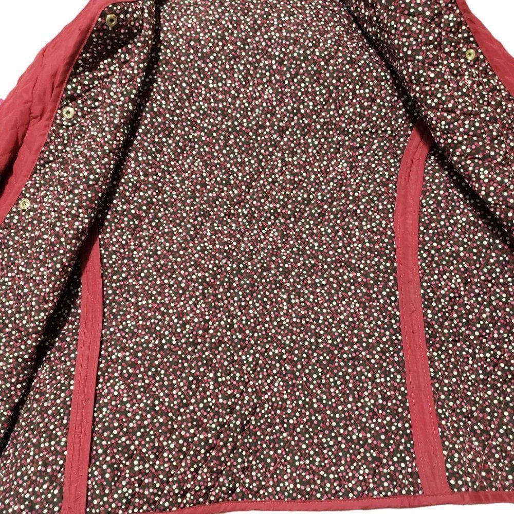 Designer CT814 Briggs New York Ladies Red Quilted Jacket 16W Size XXL / US 16-18 / IT 52-54 - 4 Thumbnail