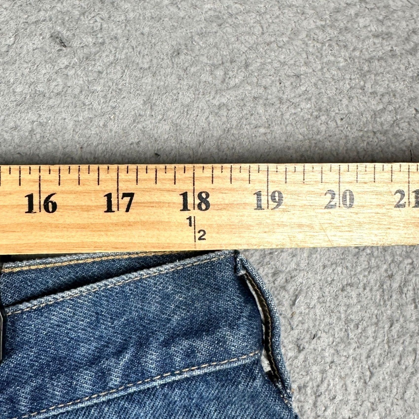 Lands' End VINTAGE Lands' End Jeans Mens 38X32 Blue Traditional Fit Straight Leg 5 Pocket Denim Size US 38 / EU 54 - 6 Thumbnail