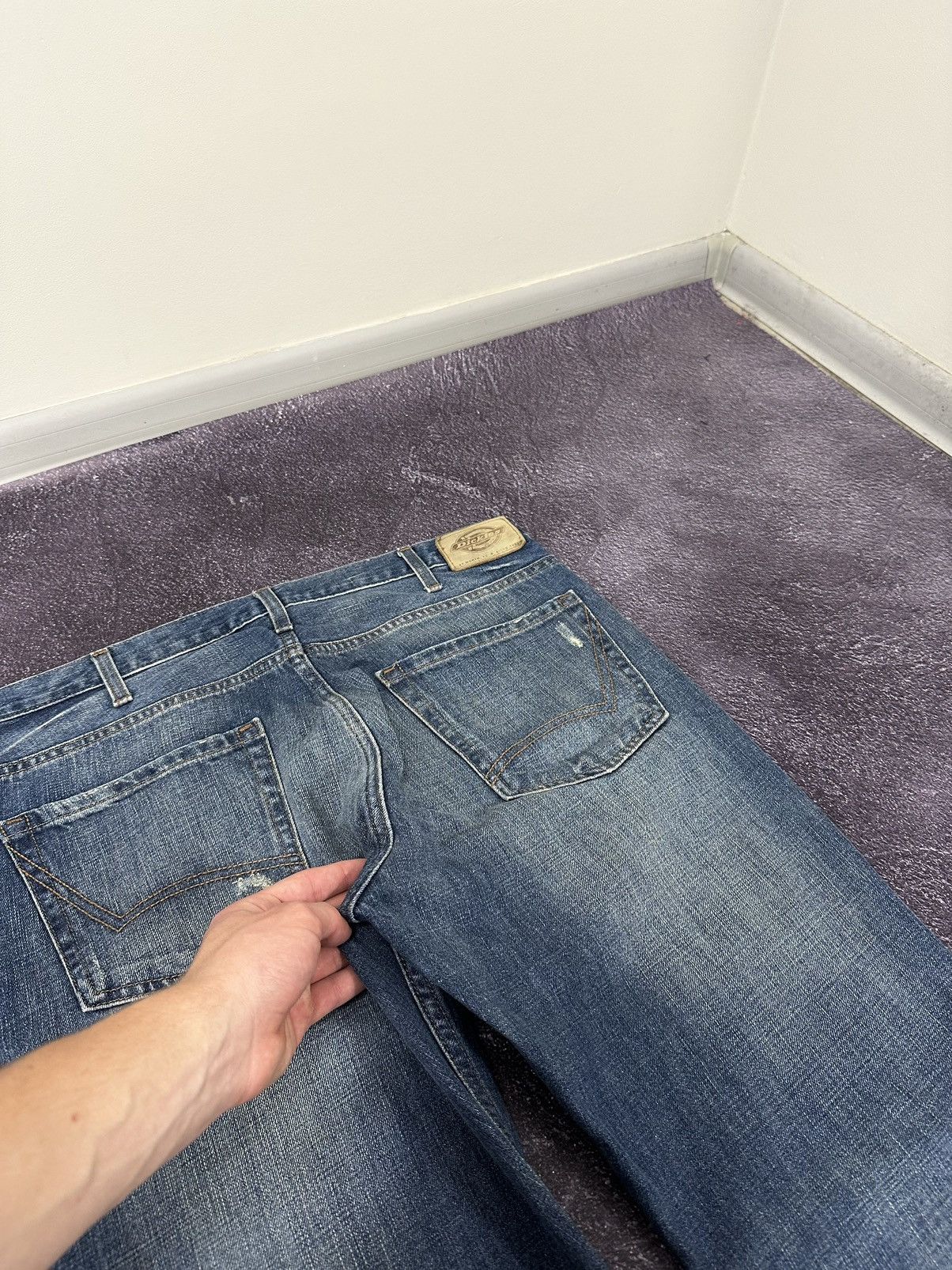 Dickies Vintage Dickies Distressed USA Faded Opium Work Hype Jeans Size US 34 / EU 50 - 5 Thumbnail