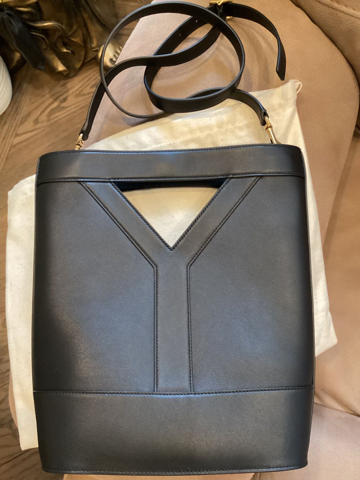 Yves Saint Laurent Saint Laurent Y Small Tote Black Size ONE SIZE - 2 Thumbnail