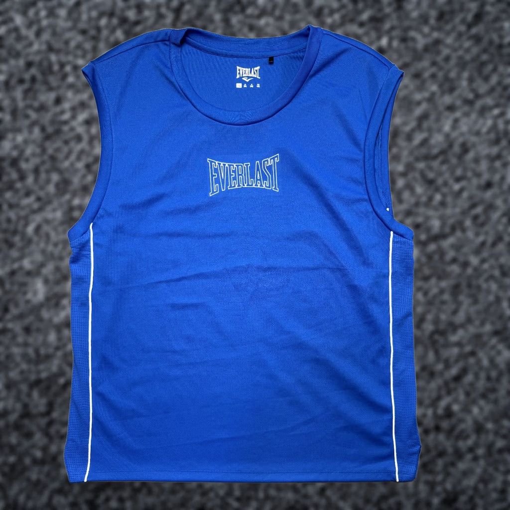 Everlast Everlast Tank Shirt Training Gym Workout Mens 3XL Blue Size US XXL / EU 58 / 5 - 1 Thumbnail
